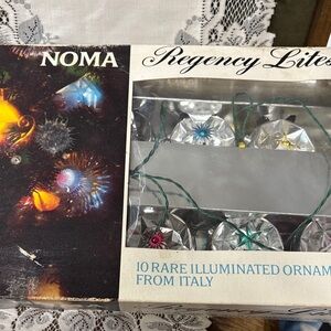 Vintage Regency Lites Holiday Ornaments - Multicolor